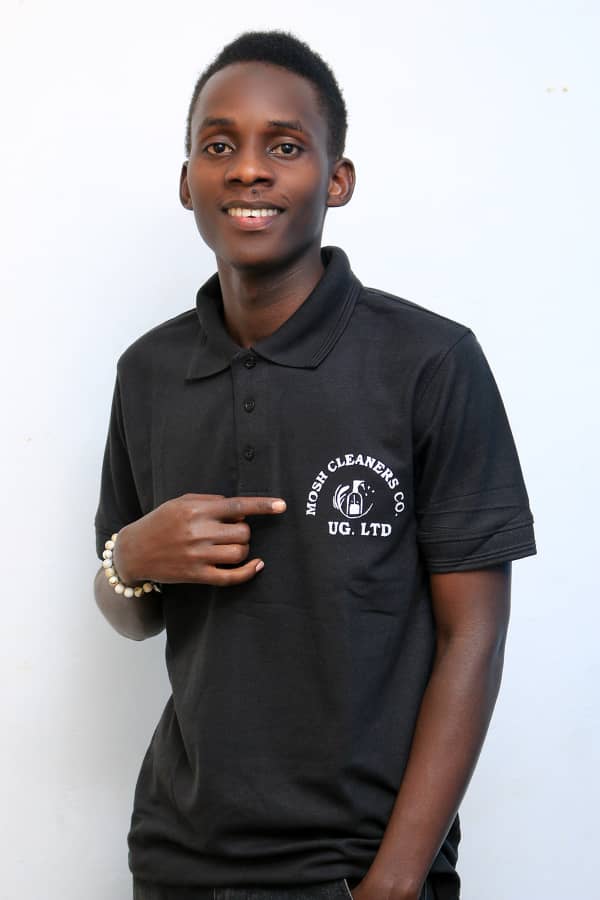 young man in business shirt